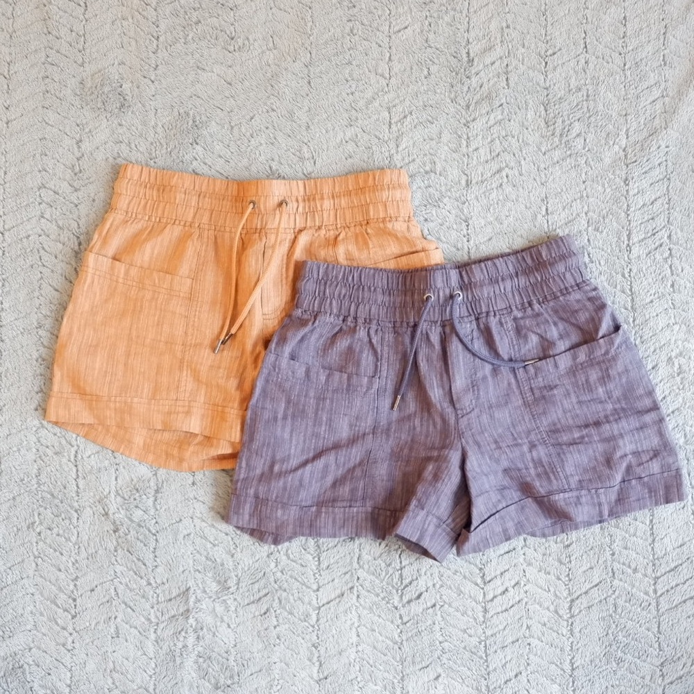 🧡Athleta Cabo Linen Textured 4 in Short🧡
